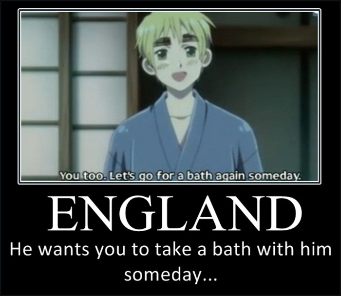 England bath - Hetalia motivationals
