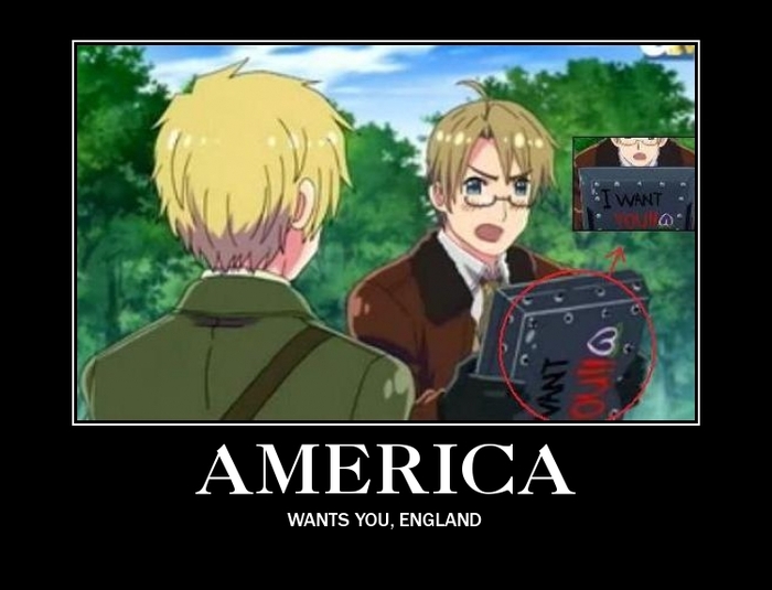 I want you...lol - Hetalia motivationals