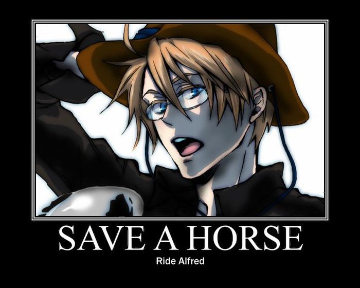 Save ALL the horses! - Hetalia motivationals