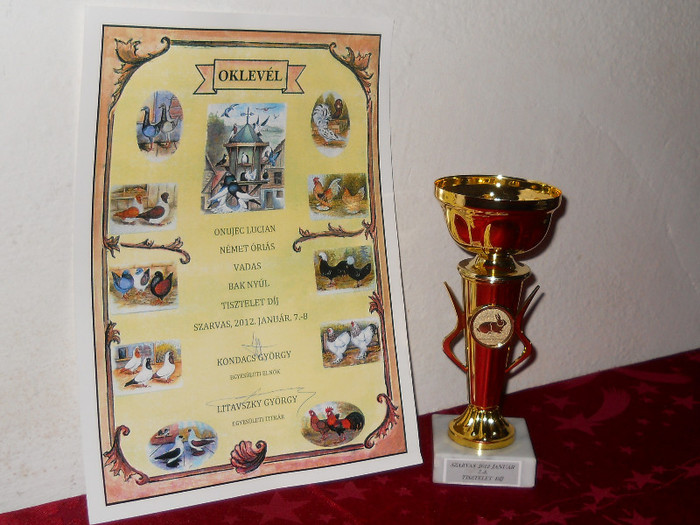 Expo Ungaria 2012 - Premii