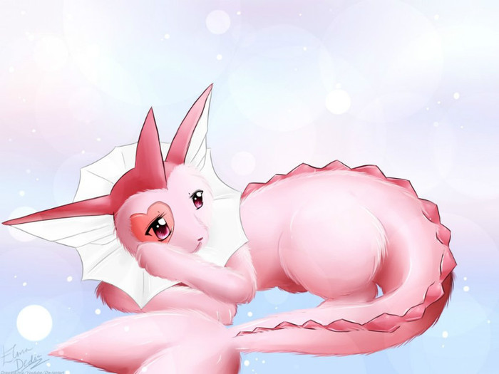 pink_vaporeon____commission_nr_1_by_drawerelma-d4i0idg - Pokemoni modrnizati