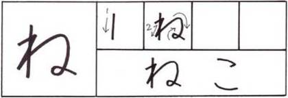 hiragana_ne