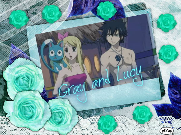 Gray and Lucy - Pozele facute de mine pe pizap
