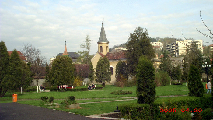 149. Parcul Teatrului si bisericuta.-001 - BRASOV - ASPECTE