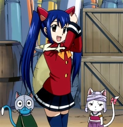 Happy Wendy Marvell si Charlle deghizati in Edolas