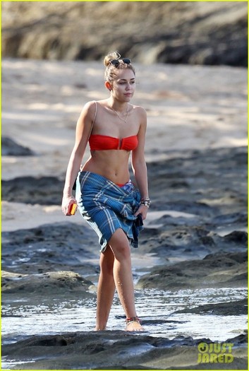 miley-cyrus-bikini-beach-babe-01 - miley cyrus la plaja