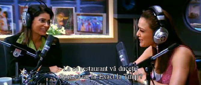 La ce restaurant te duci, Radhika? Sper ca nu la Nick of Time