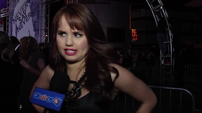 Debby Ryan Meets Justin Bieber At Never Say Never Movie Premiere 0505