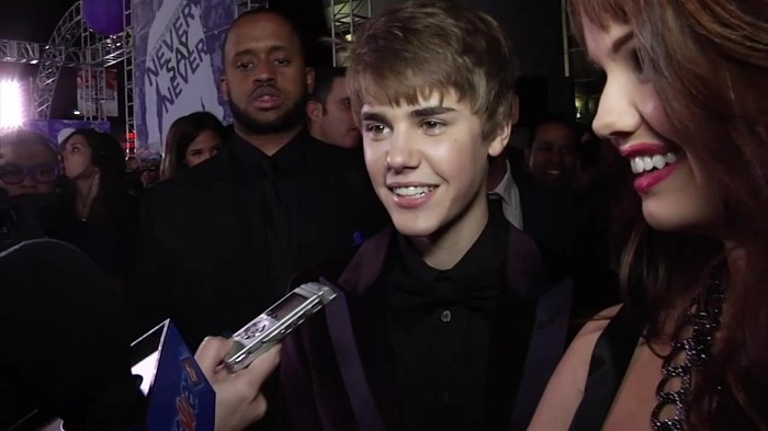 Debby Ryan Meets Justin Bieber At Never Say Never Movie Premiere 0922