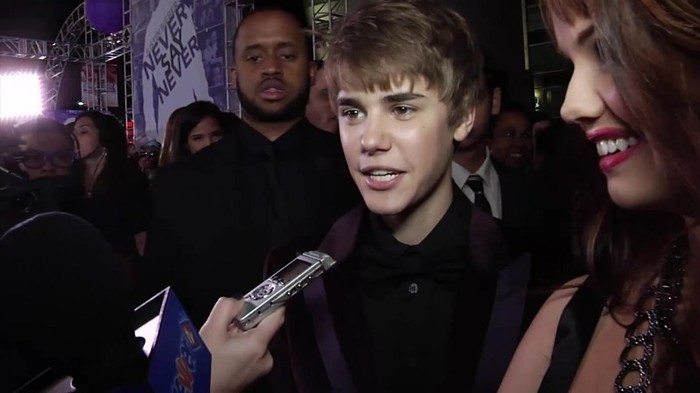 Debby Ryan Meets Justin Bieber At Never Say Never Movie Premiere 0923