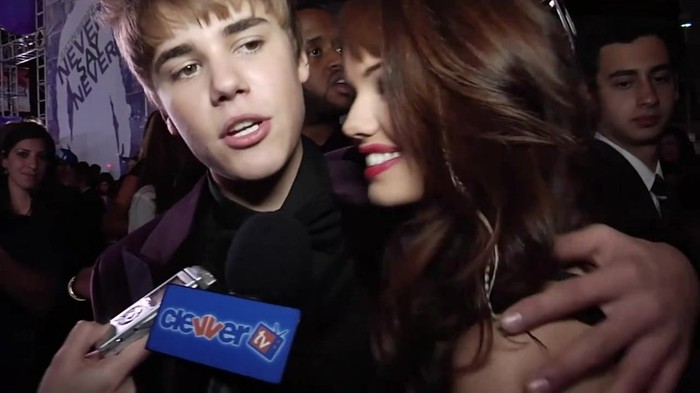 Debby Ryan Meets Justin Bieber At Never Say Never Movie Premiere 0944
