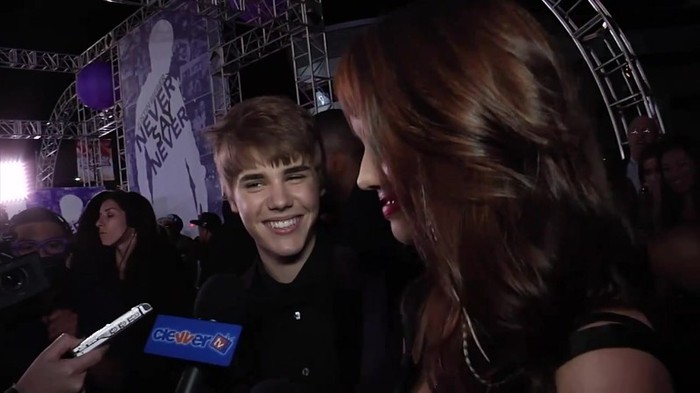 Debby Ryan Meets Justin Bieber At Never Say Never Movie Premiere 1033