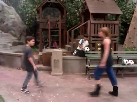 Cameron vs. Debby - Kung Fu battle! 030