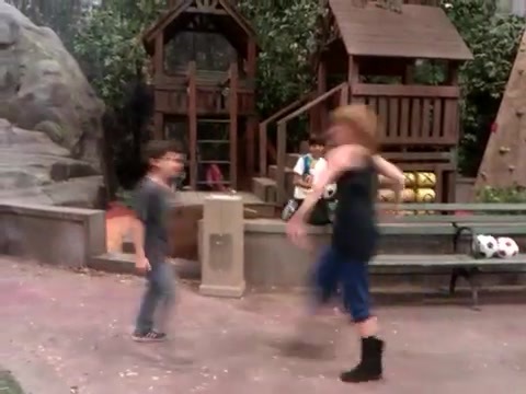 Cameron vs. Debby - Kung Fu battle! 032