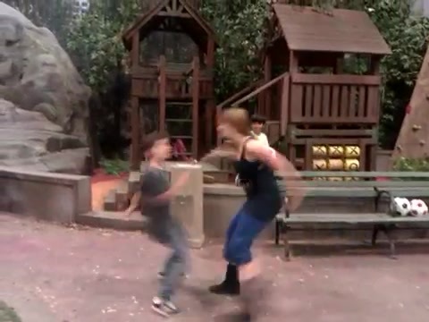 Cameron vs. Debby - Kung Fu battle! 033