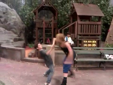 Cameron vs. Debby - Kung Fu battle! 034