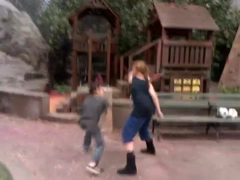 Cameron vs. Debby - Kung Fu battle! 037