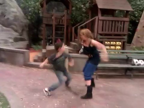Cameron vs. Debby - Kung Fu battle! 041