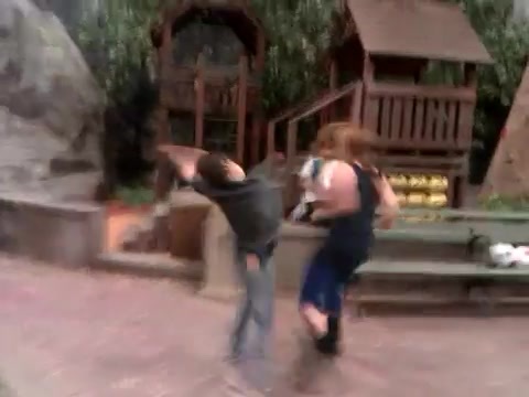 Cameron vs. Debby - Kung Fu battle! 042