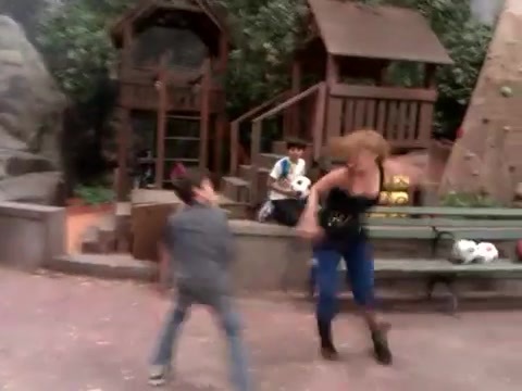 Cameron vs. Debby - Kung Fu battle! 044