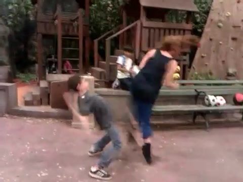 Cameron vs. Debby - Kung Fu battle! 048