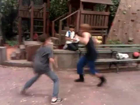 Cameron vs. Debby - Kung Fu battle! 052