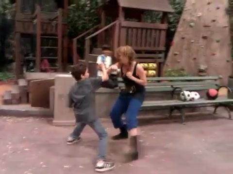 Cameron vs. Debby - Kung Fu battle! 054