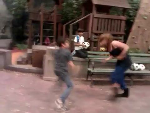 Cameron vs. Debby - Kung Fu battle! 058
