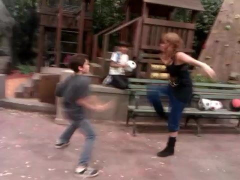 Cameron vs. Debby - Kung Fu battle! 059