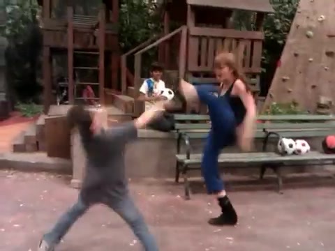 Cameron vs. Debby - Kung Fu battle! 064