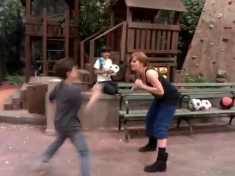 Cameron vs. Debby - Kung Fu battle! 067