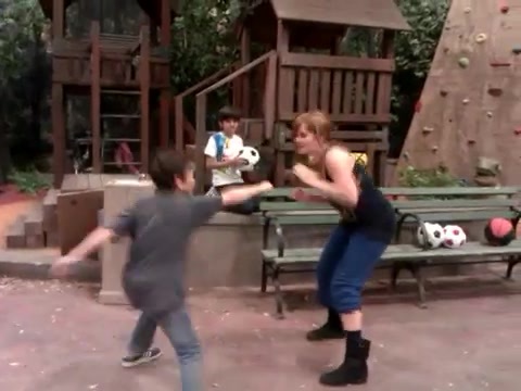 Cameron vs. Debby - Kung Fu battle! 068
