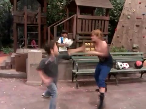 Cameron vs. Debby - Kung Fu battle! 070