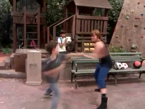 Cameron vs. Debby - Kung Fu battle! 071