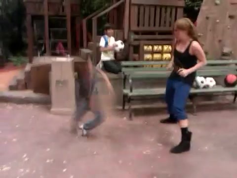 Cameron vs. Debby - Kung Fu battle! 080