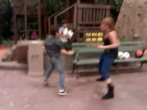 Cameron vs. Debby - Kung Fu battle! 081