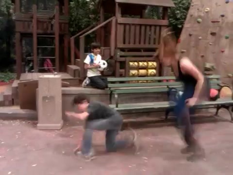 Cameron vs. Debby - Kung Fu battle! 085