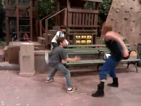 Cameron vs. Debby - Kung Fu battle! 088