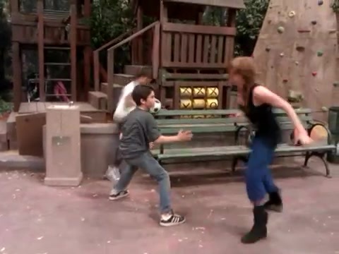 Cameron vs. Debby - Kung Fu battle! 089