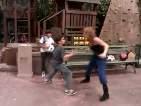 Cameron vs. Debby - Kung Fu battle! 091