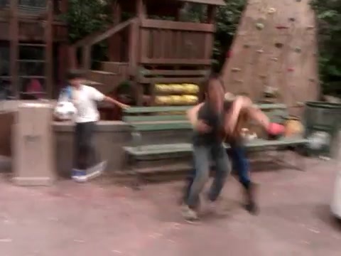 Cameron vs. Debby - Kung Fu battle! 095