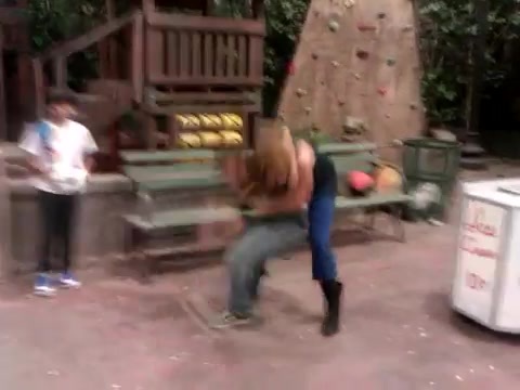 Cameron vs. Debby - Kung Fu battle! 102