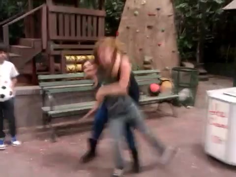 Cameron vs. Debby - Kung Fu battle! 105