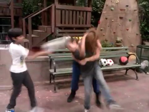 Cameron vs. Debby - Kung Fu battle! 111