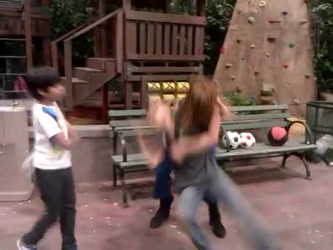 Cameron vs. Debby - Kung Fu battle! 112