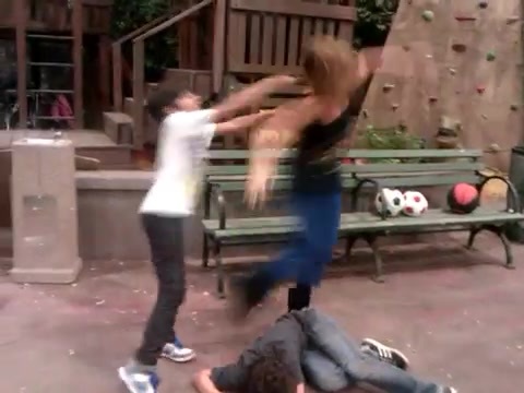 Cameron vs. Debby - Kung Fu battle! 118