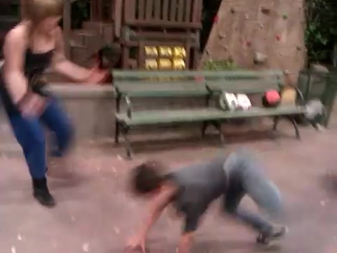 Cameron vs. Debby - Kung Fu battle! 174
