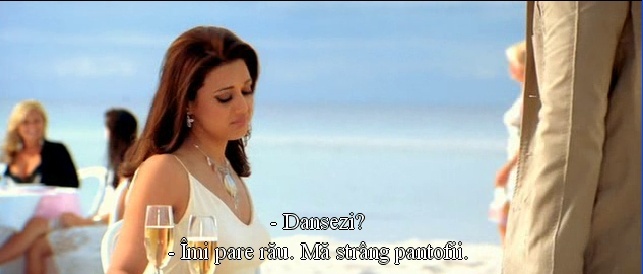 Imi pare rau. Ma strang pantofii