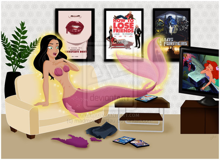 Megan_Fox_Mermaid__Commission_by_madmoiselleclau - poze jocuri si altele