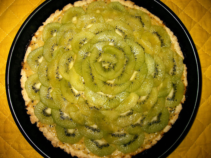 Crostata cu kiwi - De ale gurii